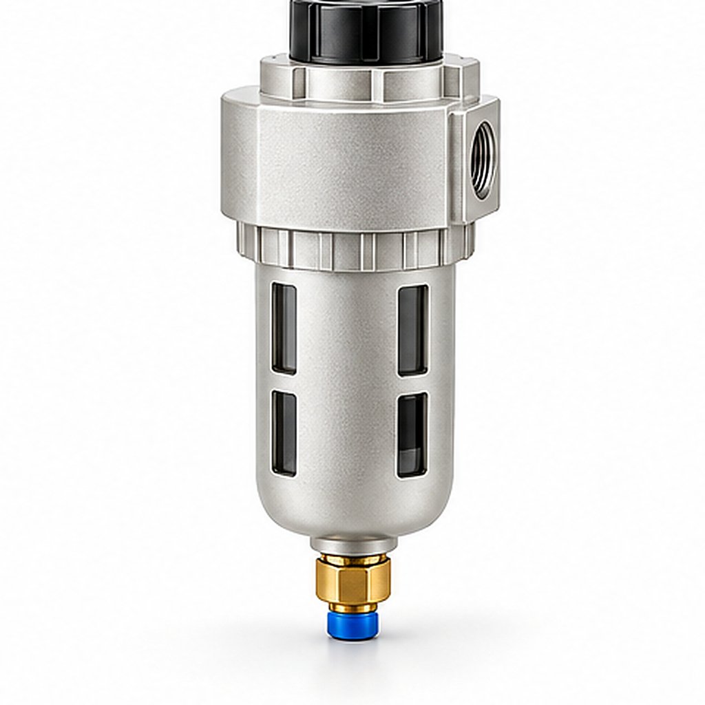 FRL / Air Preparation Unit AD-02 Automatic Water Trap Port Size: 1/4 In; Automatic Condensate Draining Catalogue Operating Range 0.15–0.85 Mpa; Ambient Temperature 5–60°C (Catalogue Transcription) AD/AH Automatic Water Trap