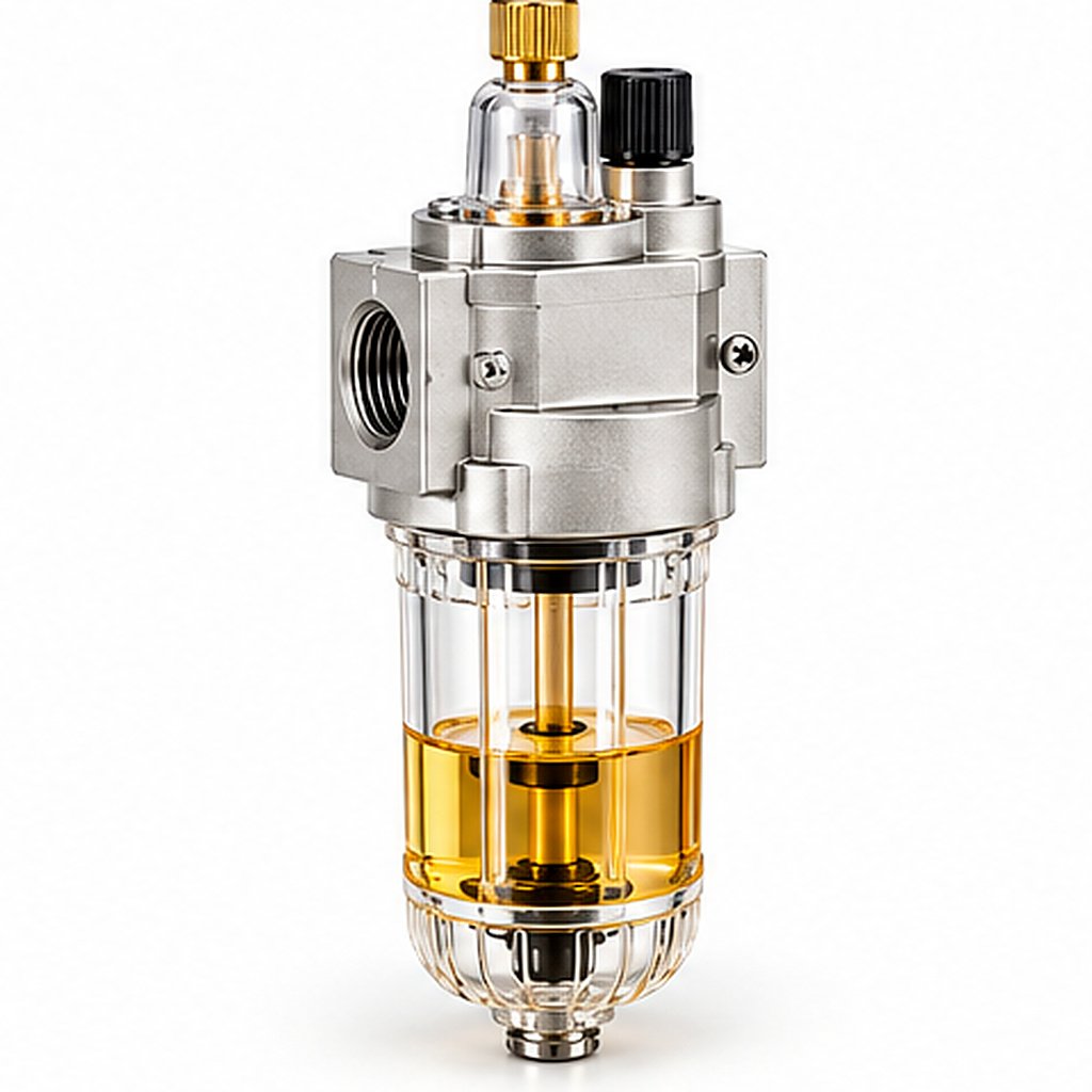 FRL / Air Preparation Unit LOE-04 Compressed-Air Lubricator / Oil Mist Unit Port Size: 1/2 In; Recommended Oil: Turbine Oil ISO VG32 Where Specified Ambient Temperature -5 To 60°C For AL10-A Family; Other Family Values Are Model-Dependent LOE Air Source Treatment