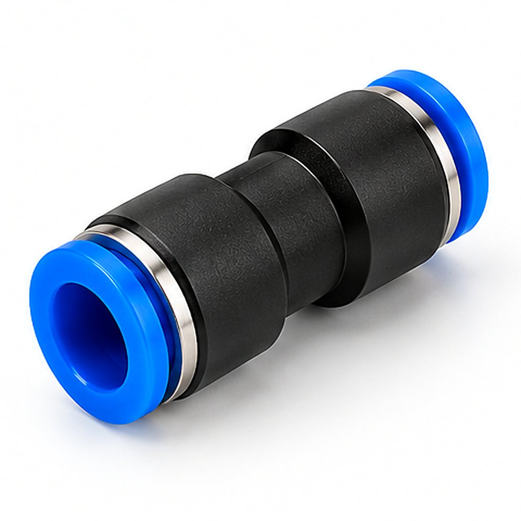 Bulkhead / Union Connector PUG16-12 Union Reducer Connector Tube Size: 16 Mm; Second Size: 12 Mm Connector Configuration Identified From Catalogue Family/Model Listing; Pressure Rating And Material Not Specified For Every Model In The Catalogue PUG